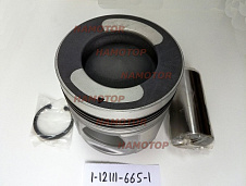 Поршень 6WA1. STD. 1-12111-665-1. 1-12111-908-1. 1-12111-672-1. 1-12111-856-0. (D=79мм) ALFIN/GAL комп-кт.